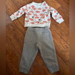 Carter's Little Planet 2-Piece Organic Cotton Set in Harvest Pumpkins Print